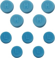 10PCS Car A/C Valve Core Cap, AC Refrigerant Port Cap, Air Conditioning Service