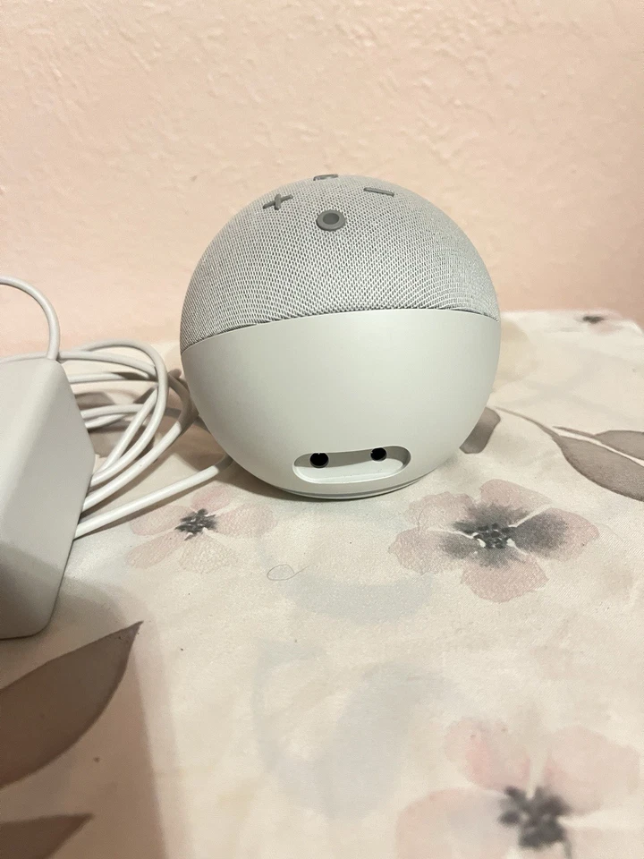 Amazon Echo Dot (4th Gen.) Smart Speaker - Glacier White - Image 4 of 4