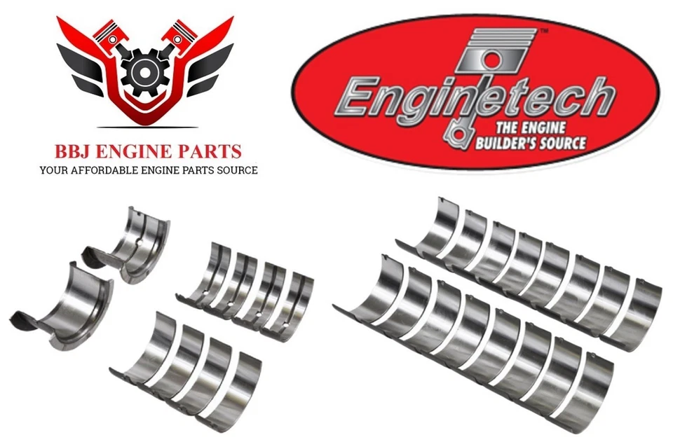 Chevrolet GMC 305 5.0 1976 - 1995 Varilla Enginetech - Rodamientos principales - Anillos de pistón Foto 3 de 4