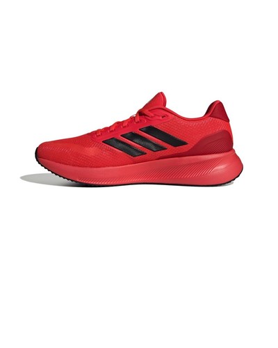 Scarpe Sneakers UOMO Adidas RUNFALCON 5 UOMO Rosso Nero - Zdjęcie 7 z 14