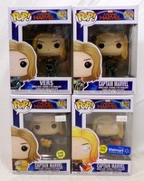 Funko Pop Marvel Captain Marvel Set 516 432 444 Captain Marvel 427 Vers