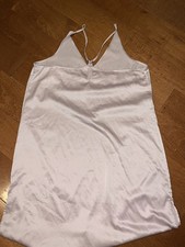 stars above satin feel nightgown large- light pink- strappy