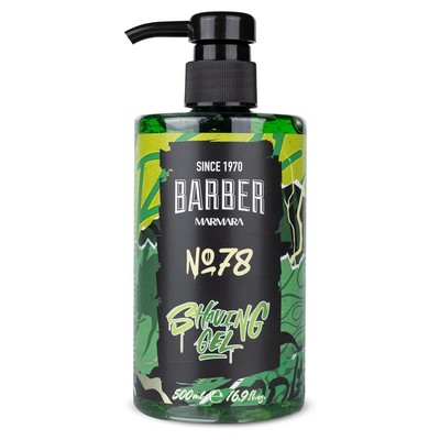 BARBER MARMARA Rasiergel No.78 500ml   Transparentes Gel für präzise Rasur