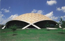 Oral Roberts University Tulsa OK Howard Auditorium Geodesic Dome Postcard
