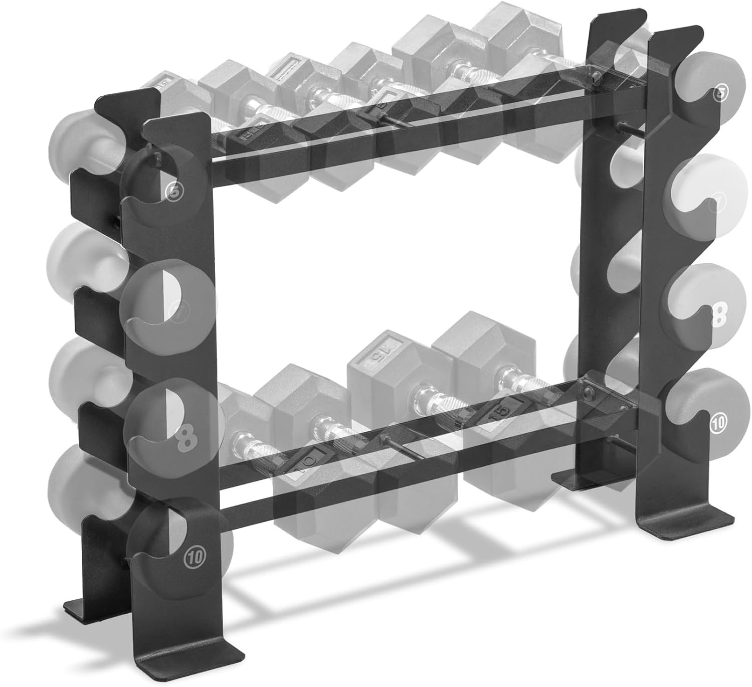 Marcy Weight Storage Organizer Rack for Dumbbells Kettlebells Weight Plates