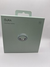 NEW Factory Sealed Oura Ring Gen 4, Ceramic Size 10 Activity Tracker Tide Green