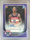 Jamir Watkins 2025 Bowman Chrome #BCA-JW Purple Refractor RC Rookie Auto /250