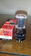 ⭐USA⭐ Ken Rad VT-231 6SN7GT 6SN7 TALL CLEAR GLASS Tube TV-7 Tested NOS/Strong