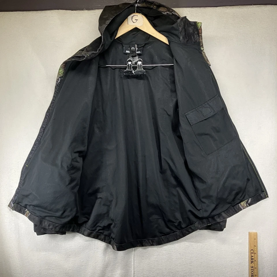 Mossy Oak Scent Factor Camouflage Jacket Youth XL Dark Suede Texture - Image 3 of 4