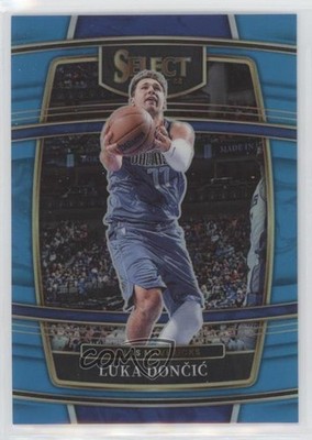 2021-22 Panini Select Concourse Light Blue Prizm 152/299 Luka Doncic #12 hs9