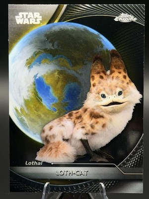 Topps Chrome Star Wars Trading Card #34 Loth-cat Ahsoka TV Show