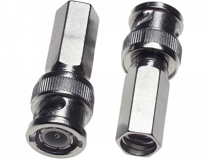 100x Twist On BNC Male Video Connector for CCTV Security System RG59 Cable  - Image 2 of 4