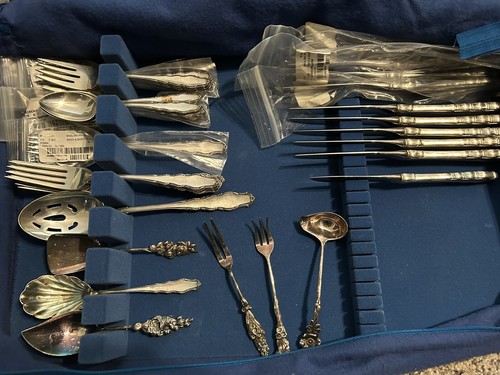 reed and barton english provincial sterling 40 pieces