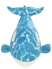 Dog Toy LARGE Whale Strong N Silent Squeaker Quiet Tough Durable Trustypup NEW