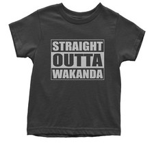 Straight Outta Wakanda Kid's T-Shirt