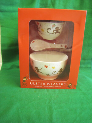 Ulster Weavers ''Cheeky Monkey'' Schüssel und Löffel Set verpackt