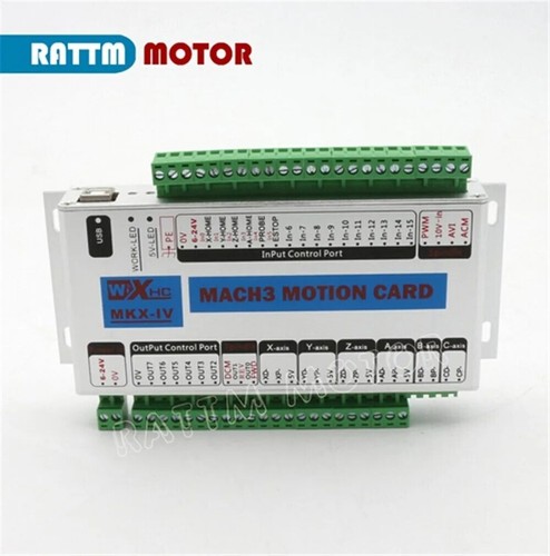 Scheda di movimento 4 assi Mach3 MKX XHC scheda di controllo motore per fresatrice router CNC - Foto 4 di 6
