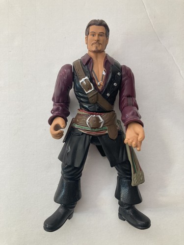 Disney Pirates Of The Caribbean 7" Figures Jack Sparrow Will Turner Zizzle - Picture 10 of 16