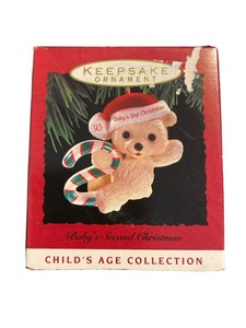 baby's 2nd christmas ornament