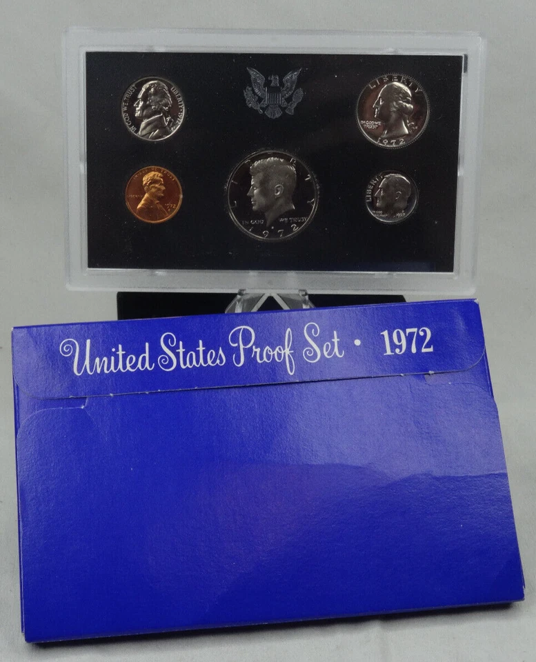 1970-1979 US Mint Proof Sets Lot of 10 Decade 57 Coins United States OGP - Image 4 of 4