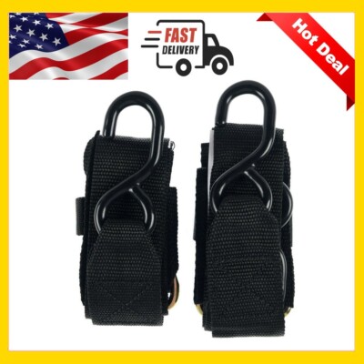Marine Boat Trailer 2'' x 4' Trailer Transom Tie-Down Straps, 2PK