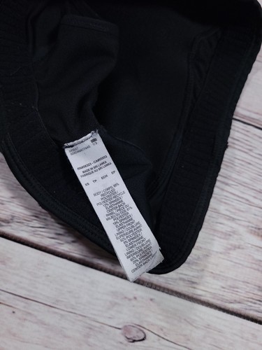Nike Dri-Fit Front Medium Impact Sports Bra RacerBack Black Size XS xsmall A10 - Picture 5 of 5