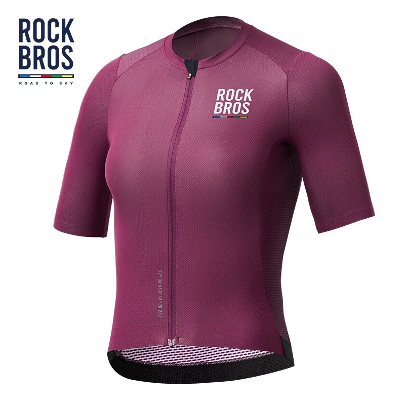 ROCKBROS Verano Ciclismo Jersey Ropa Manga Corta Transpirable Deportes Mujer Prendas para el torso Foto 2 de 4