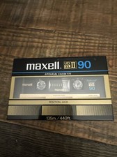 MAXELL UDXL II UD XLII 90 Blank Audio Cassette Tape Sealed NEW