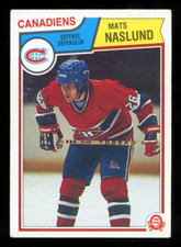 1983-84 OPC O PEE CHEE NHL #193 Mats Naslund RC EX-NM Montreal Canadiens Rookie