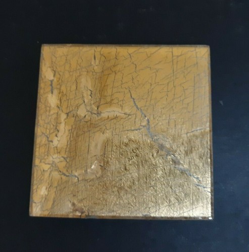 4x4 Tile Italian Metallic Glass Crackled Wall Remodel Sahara Gold 15 Tiles - 第 1/8 張圖片