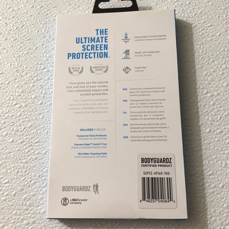 BODYGUARDZ PURE PREMIUM Screen Protector ￼ ~ iPhone 6/6s￼ ~ NEW - Image 2 of 3
