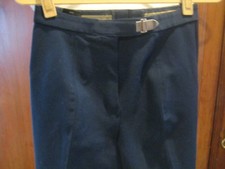 Vtg 70s HEAD Womens Ski Pants Navy Blue Wool Blend Sz 12 Small 6P Snow Boarding