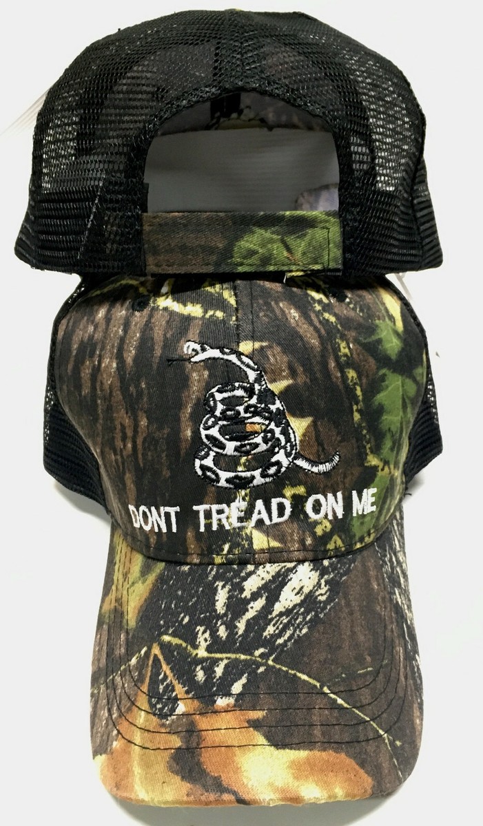 GADSDEN DON'T TREAD ON ME USA 2ND AMENDMENT NRA Embroidered CAMO Cap Hat R1