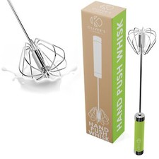 Oliver's Kitchen ® Hand Push Whisk - Blending, Whisking, Whipping. Easy to clean