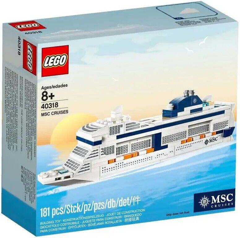 Rare LEGO Promotional: MSC Cruises (40318) (MSC Exclusive)