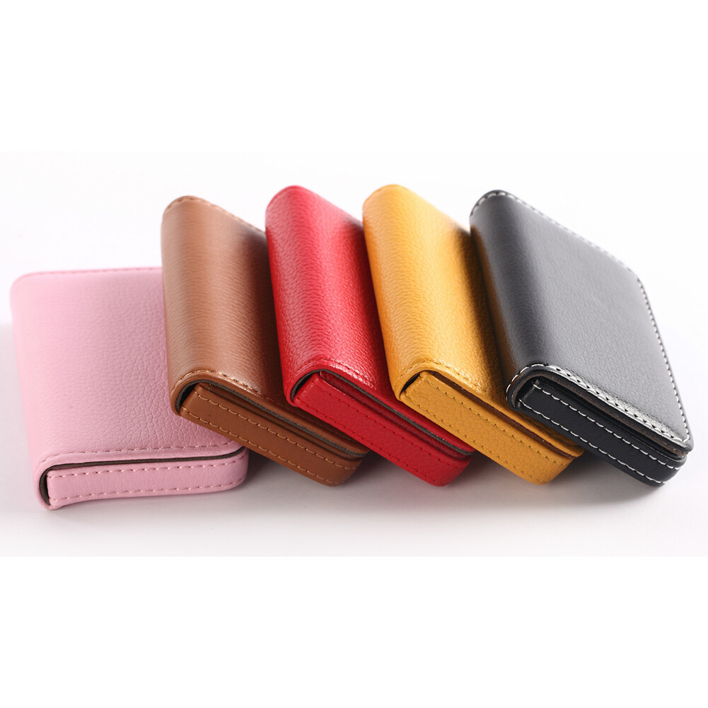 Card Holder Card Book Name Card Holder Card Package bag solid color Business ➳-image
