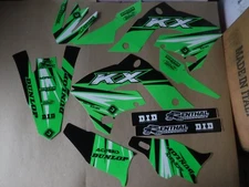 POLISPORT RESTYLE PTS6 GRAPHICS  KAWASAKI  KX125 KX250  2003 2004 2005 2006 2007