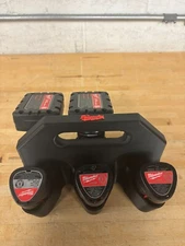 Custom Made Milwaukee M12 Battery Caddy Holder – holds 6 Batteries