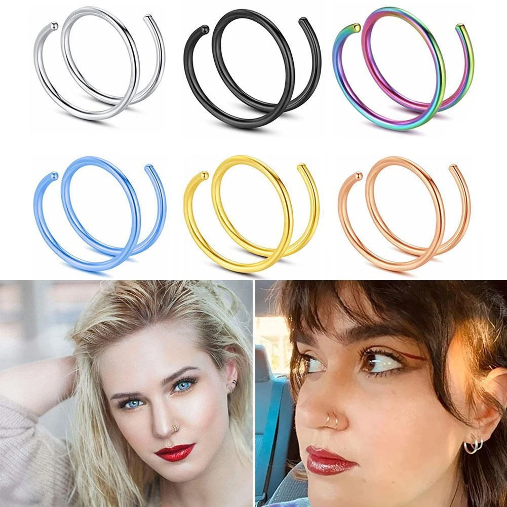 Small 2024 hoop septum