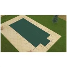 GLI Pool Products 201632RECES48VXSGRN 16 x 32 ft. Rectangular Solid Safety