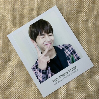 BTS V [WINGS Tour Binder Trilogy Ticket] Official Polaroid