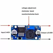 LM2596 DC-DC DC Adjustable Buck Power Supply Module Board 3A 12/24V to 12/5/3.3v