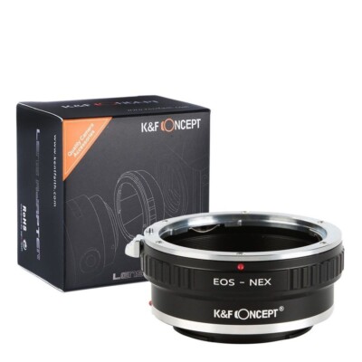 K&F Concept Canon EOS auf NEX Objektivhalterung Adapter mit Stativgewinde KF06.263