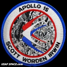 APOLLO 15 - Official NASA - ORIGINAL AB Emblem 4" SPACE Mission PATCH - MINT
