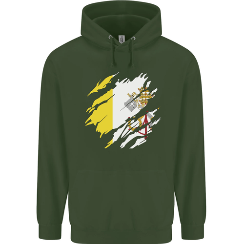 Torn Vatican Flag Day Childrens Kids Hoodie - Picture 11 of 88