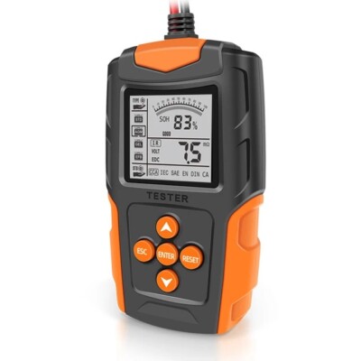 FOXSUR 12V/24V Automotive Car Battery Tester Analyzer FBT-200 FREE 