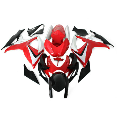 Red Black Bodywork for Suzuki GSXR600 GSXR750 2006 2007 K6 ABS Injection Fairing