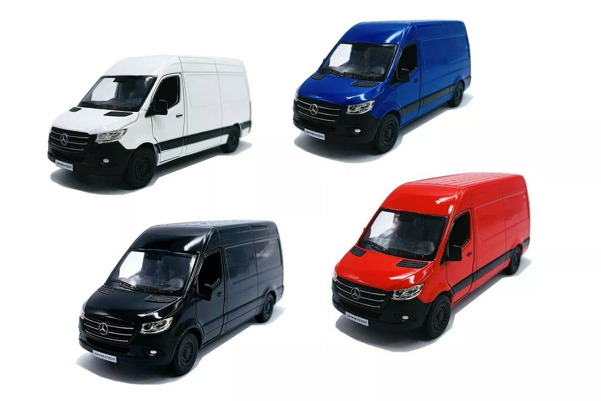 KINSMART 2019 MERCEDES BENZ SPRINTER VAN DIECAST SET 12 5 INCH DIECAST CARS
