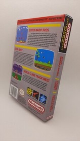 NES - Super Mario Bros. / Duck Hunt / World Class Track Meet - Box Cover ONLY