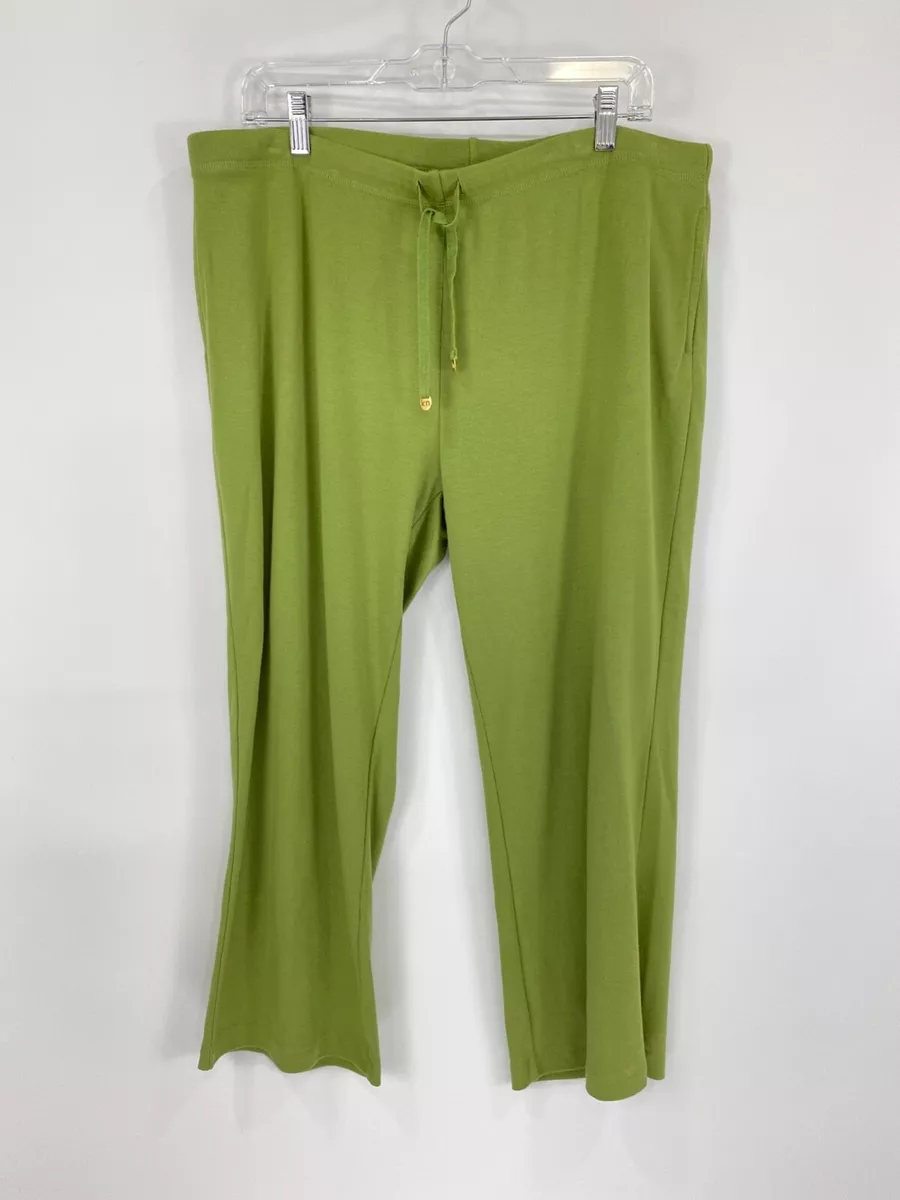 Karen Neuburger Collection Women's Pants XL Green Casual